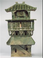Central watchtower, architectural model