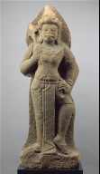 Standing Shiva or temple guardian (dvarapala)