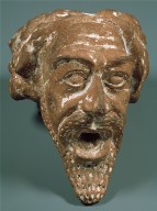 Spout in the shape of a man's head