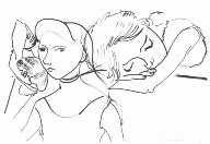 Marguerite in Three Poses