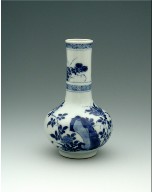 Bottle-Shaped Vase (One of a Pair)