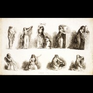 ETCHING The Attitudes of Lady Hamilton