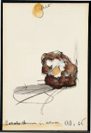 Baked Potato, Thrown in Corner, under Light Bulb