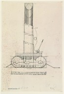 Study for Feasible Monument: Lipstick, Yale