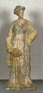 Woman holding a fan