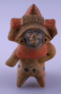 Ocarina in form of standing figure