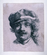 Rembrandt Wearing a Soft Cap