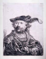 Self-Portrait with a Velvet Cap with Plume