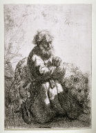 St. Jerome Kneeling in Prayer, Looking Down