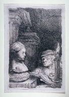Man Drawing from a Cast