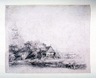 Landscape with a Cow Drinking