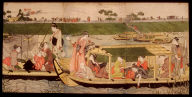 Women in Boats near the Mimeguri Shrine on the Sumida River