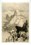 The Half Dome, view from Moran Point, Yosemite Park
