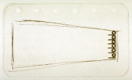 Working proof for the unpublished print (H) rejected from the edition of the set For circular fluorescent light