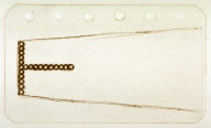 Working proof for the unpublished print (I) rejected from the edition of the set For circular fluorescent light