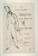 Adolphe - Le Jeune Homme Triste