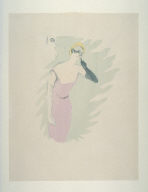 Yvette Guilbert, dans Colombine à Pierrot, from the Fourth Edition, 1950