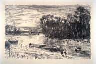 Les bords du Loing a Saint-Mammes