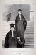 Grand escalier du Palais de Justice, vue de faces no. 36 from the series Les gens de justice