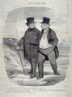 Les temps sont durs, et il faut vivre de privations, cette année!..... no. 2 from the series Tout ce qu'on voudra published in Le Charivari 17 April 1847
