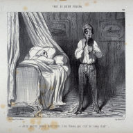 Je ne pourrai jamais faire croire à ma femme, que c'est un coup d'air!... no. 22 from the series Tout ce qu'on voudra published in Le Charivari 10 November 1847