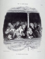 La cinquième acte à la Gaîté. no. 28 from the series Tout ce qu'on voudra published in Le Charivari 7 February 1848