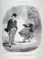 Tiens . . . v'la un homme qui s'est déguisé en femme!... no. 37 from the series Tout ce qu'on voudra