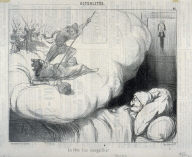 Le rêve d'un marguillier no. 98 of the series Actualités published in Le Charivari 2 April 1850