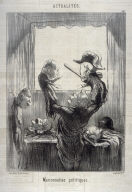 Marionnettes politiques no. 107 of the series Actualités published in Le Charivari 22 April 1850
