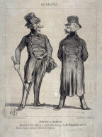 Ratapoil et Casmajou... no. 6 of the series Actualités published in Le Charivari 11 October 1850