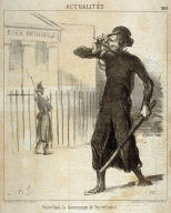 Surveillant la Commission de Surveillance no 209 from the series Actualités, published in Le Charivari