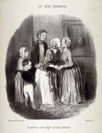 Au nouvel an, visite obligée à la tante Rabourdin no. 46 from the series Les bons bourgeois