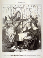 Toast porté à l'émancipation des femmes par des femmes déjà furieusement émancipées no. 5 from the series Les divorceuses