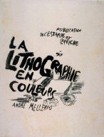 La Lithogrphie en couleurs