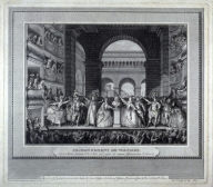 Couronnement de Voltaire sue le Théatre Francais, le 30 mars 1778, apres la sixieme représentation d'Irene (The Crowning of Voltaire on the stage of the Théatre Francais in Paris, after the sixth performance of Irene on March 30, 1778)
