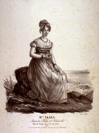 Mlle Clara/ Artiste du Theatre de Vaudeville/ Role de Celanie dans L'Ile des Noirs/ No. 10