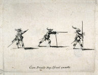 (One From) Les Exercises Militaires,Twelve copies after the set of thirteen etchings