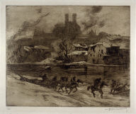 Verdun sous la neige