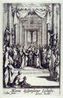(One from) The Life of the Virgin (The Virgin and Joseph in the Temple)