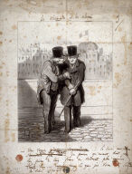 Recto:Vous verrez ... rien nýchappera ý la baisse..., pl. 3 from the series LES ALARMISTES ET LES ALARMýS Verso: Sketches