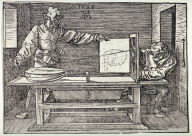 Man Drawing a Lute (The Draughtsman of the Lute)