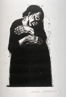 Die Witwe I (The Widow I), fourth plate in the series Krieg (War)