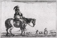 Horse and Rider, pl. 4 from the series Caprice faict par de la Bella
