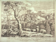 Village On A Hill, pl. 5 from the series Landscapes