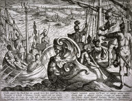 Dutch and Roman Flotillas on the Rhine, pl. 33 from the series Batavorum cum Romanis Bellum
