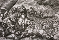 Joshua Ordering the Sun to Stand Still, from the series Biblical Battles
