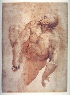 Nude Male with Mouth Open