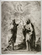 Joachim and Anna, copy after the engraving by Salimbene