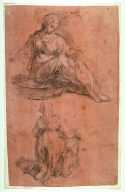 Two Studies of a Female Figure