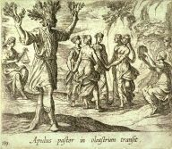 Apulus pastor in oleastrum transit (The Apulian Shepherd Changed into an Olive Tree), pl.139 from the series Ovids Metamorphoses